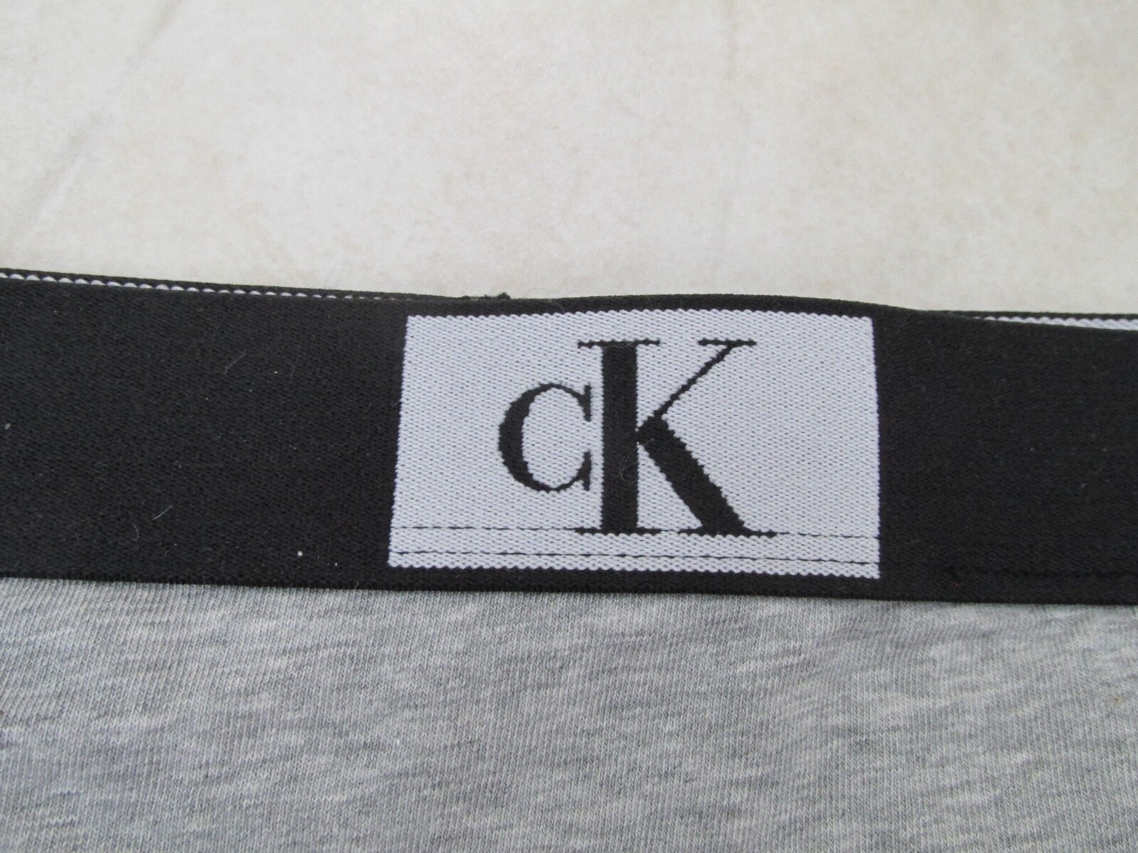NEW Calvin Klein 1996 Modern Thong Underwear WOMEN’S Plus SZ 1x GREY $22.00
