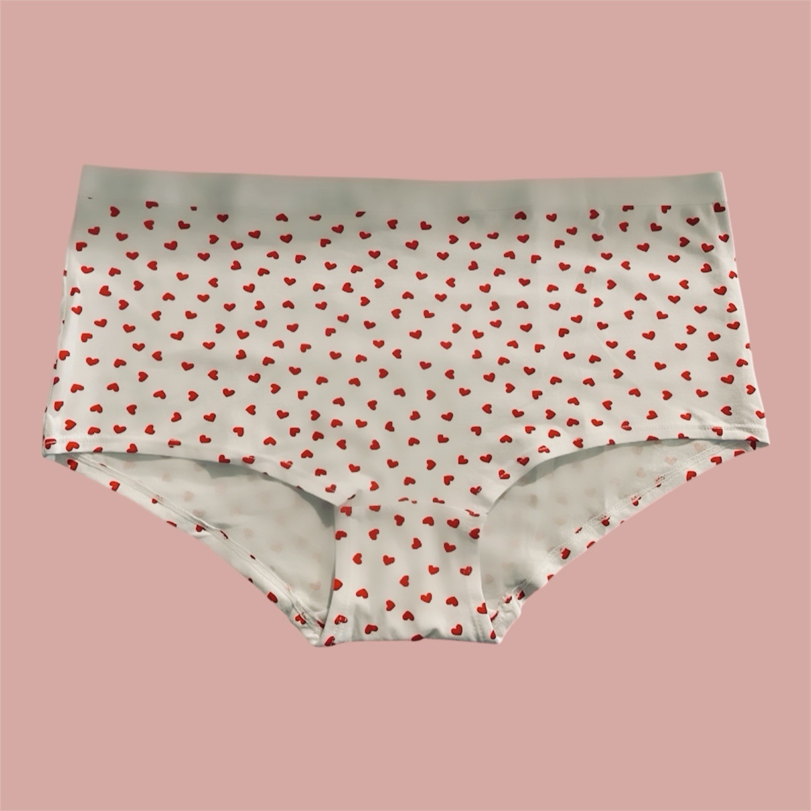 No Boundaries Panties Brief Boyshort Red Heart Romanticore Sissy Women’s XXXL