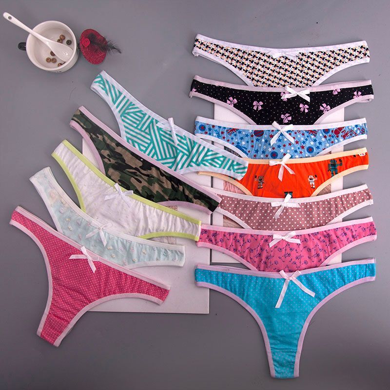 Ultra Thin Viscose Panties – Low Rise Ruffles Briefs Women Lingerie Underwear