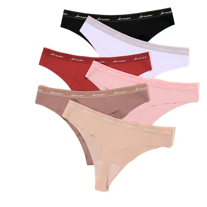 6 Pack Lot Sexy Womens Seamless Bikinis Panties Brief Ladies Underwear Lingeries
