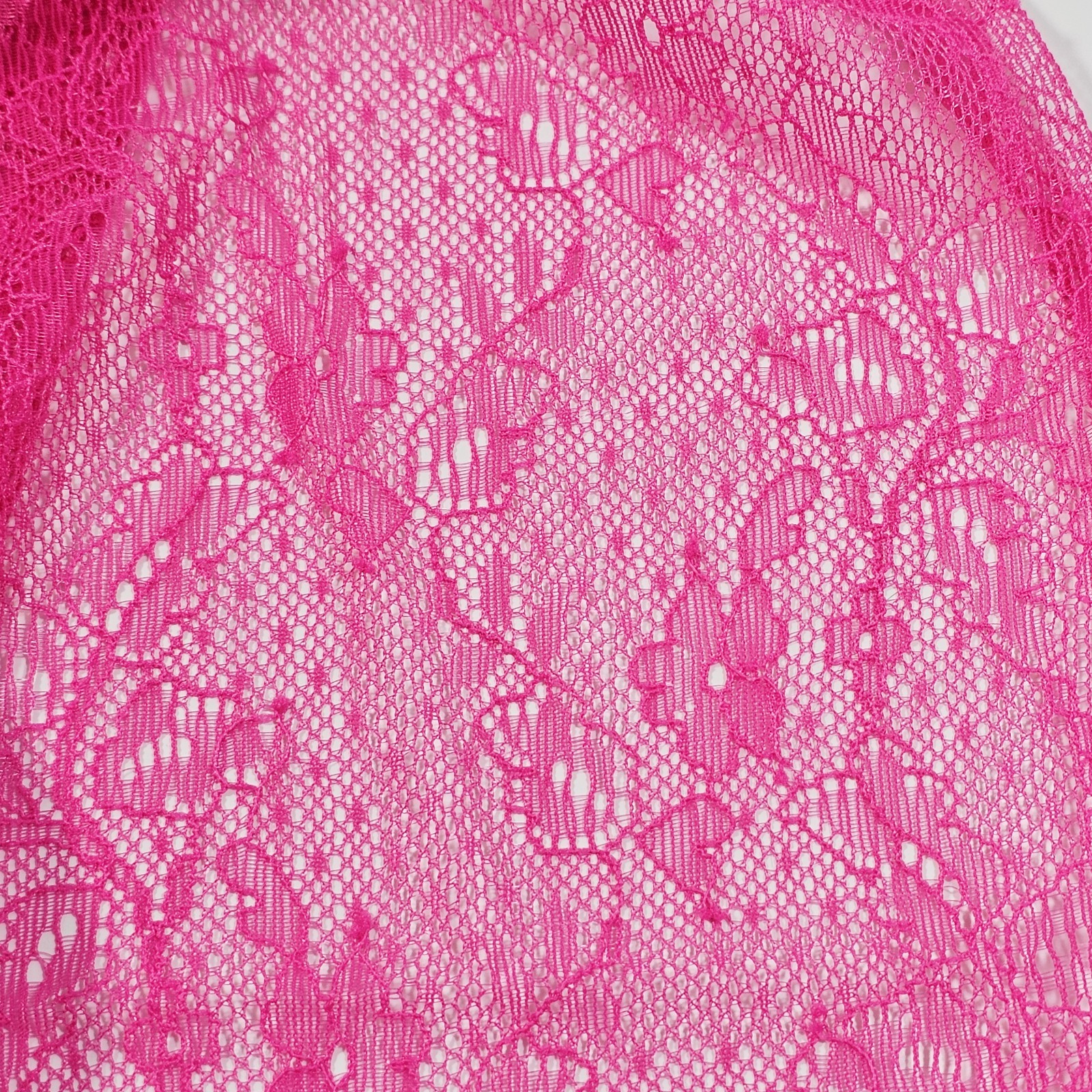 Popsi Lingerie Hot Pink Floral Lace Boyshort Panties Size S