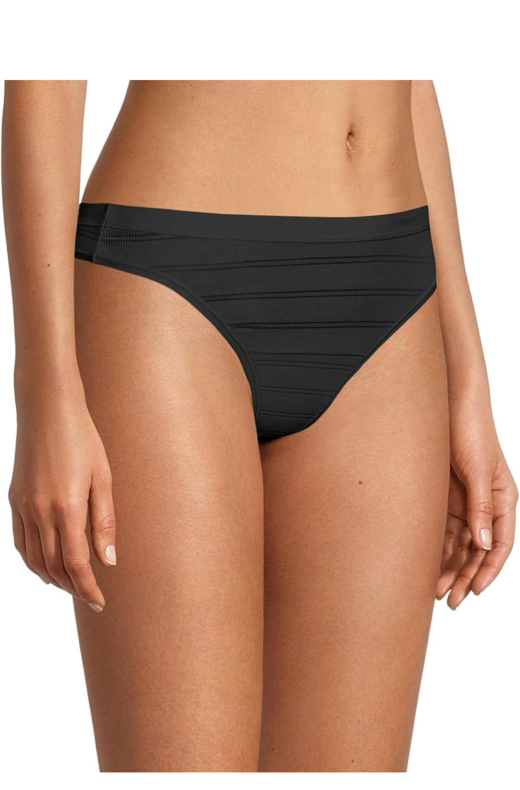 Hanes Womens Ultimate Breathable Comfort Flex Fit Thong 4-Pack Size 2XL/9