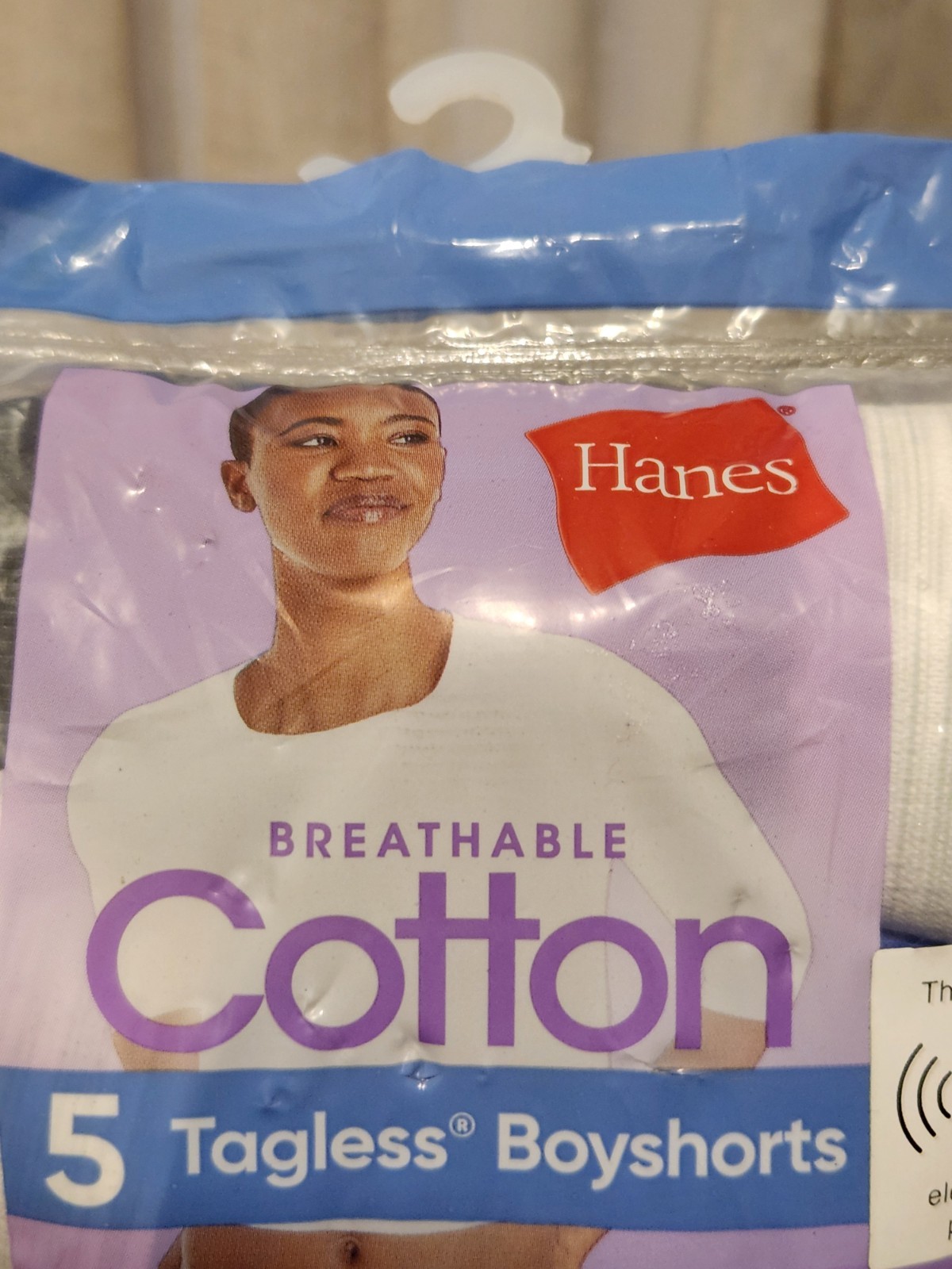 Hanes Womens 5 Pack Tagless Boyshorts Panties Sz 8XL Breathable Cotton Brand New