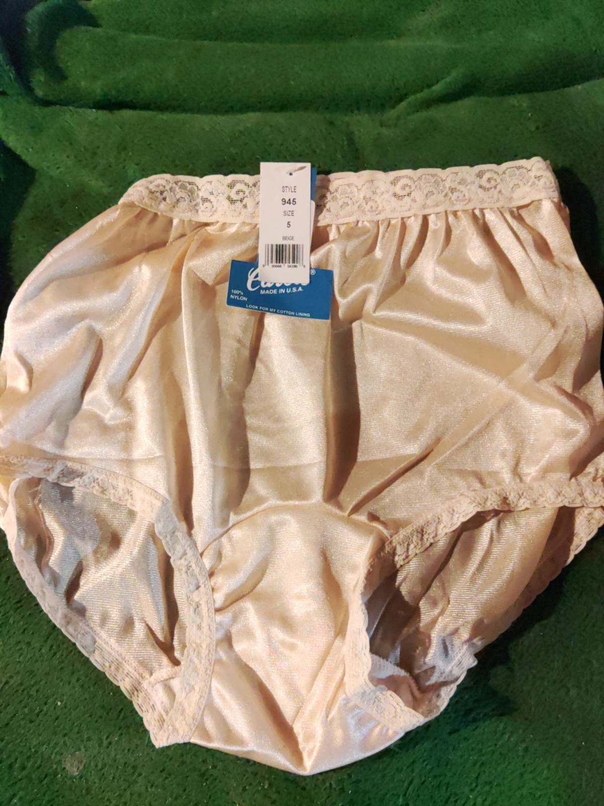 Carole 100% Nylon Brief Panties Size 5 – Style 945 Beige