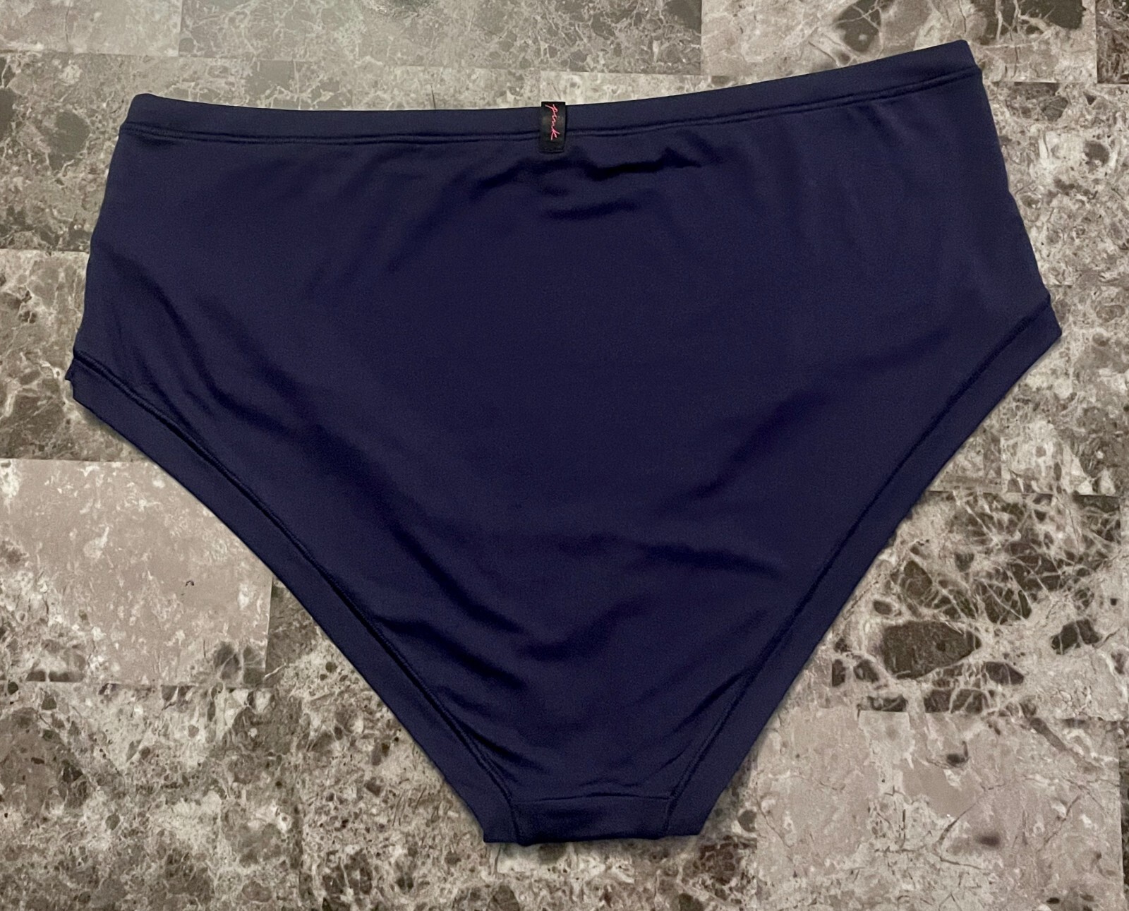 VICTORIA’S SECRET PINK NAVY BLUE SMOOTH THIN EVERYDAY STRETCH HIPSTER PANTIES