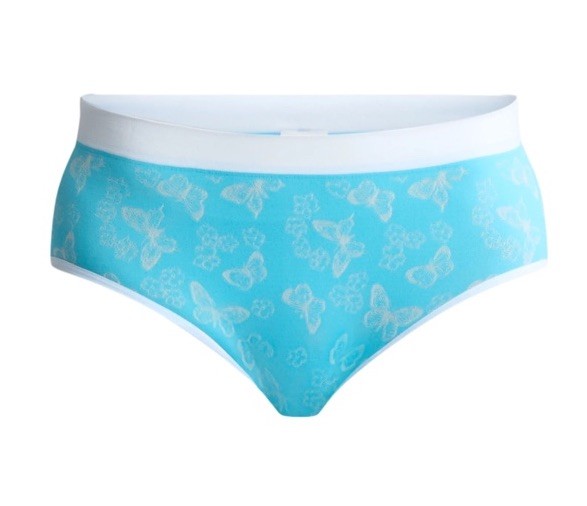 Small 3 Pack Seamless Hipster Panties Size S 4/6 Celebrate Summer Butterflies