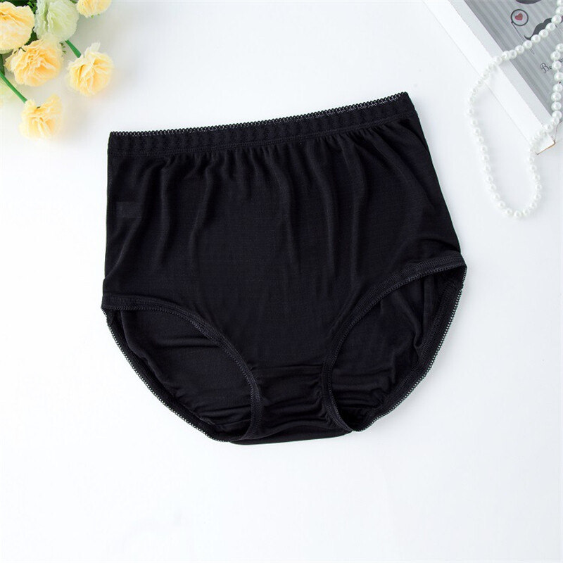 Large Ladies Knitted Silkworm Silk Briefs Knickers Panties Underpants Underdress