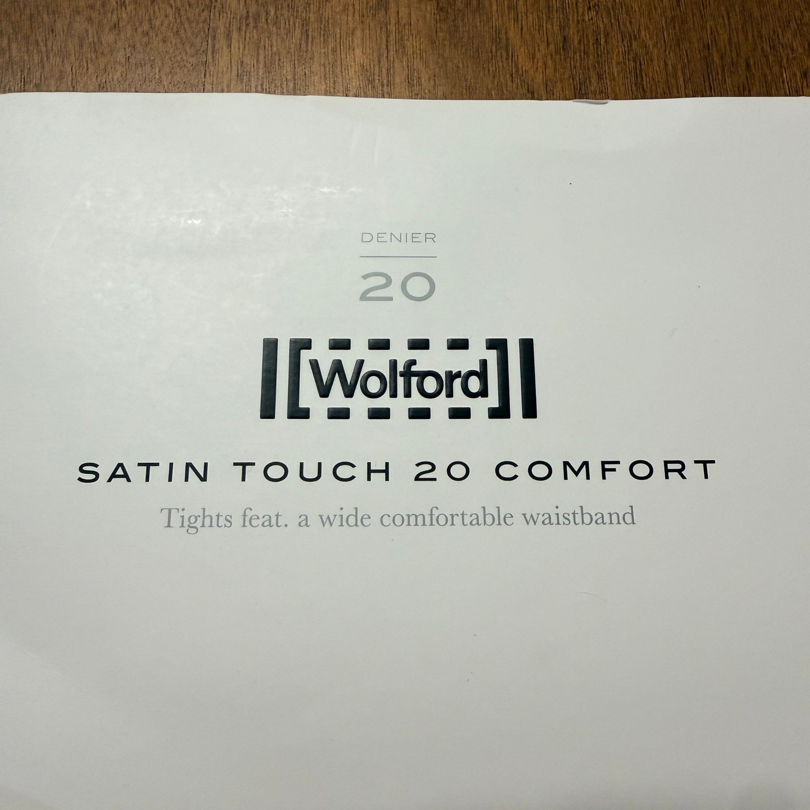 Wolford Satin Touch 20 Comfort Tights XXL Steel Gray Sheer Pantyhouse NEW