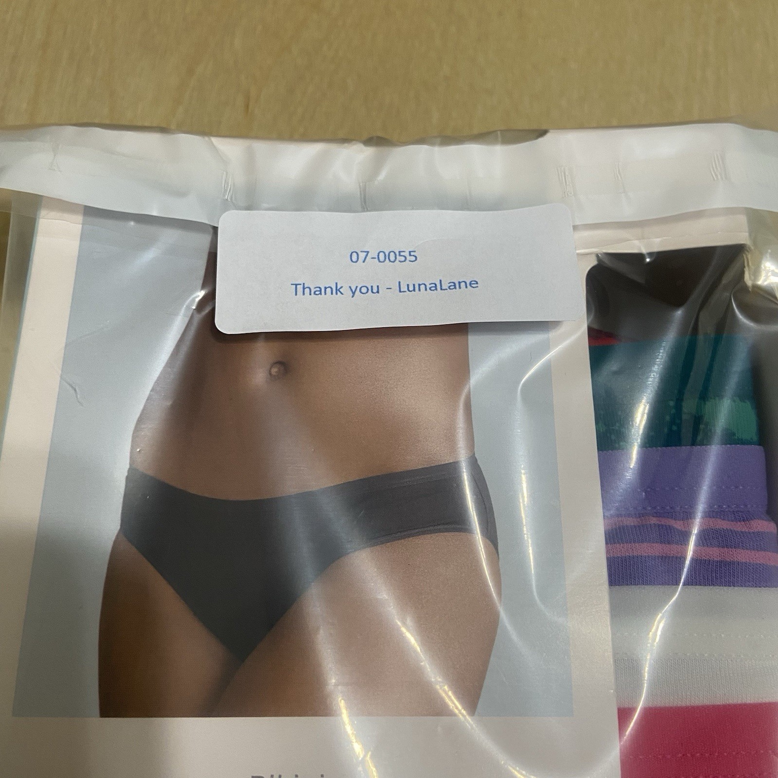 Auden Women’s Size Medium (8-10) Light & Airy Cotton Blend Bikini Panties 5 Pack