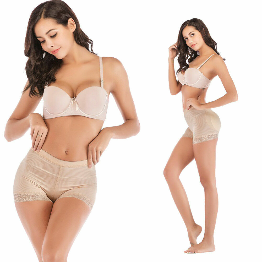 Lady High waist Padded Pants Shaper Panty Butt Lifter Booty Enhancer Underwear