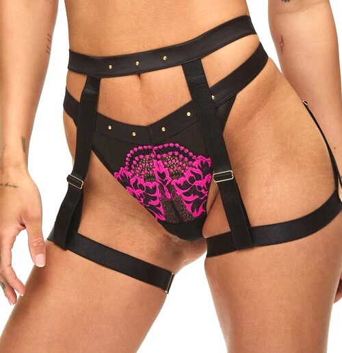Ann Summers Set Size Small / 8 Seductive Thong & Suspender Belt New with Tags