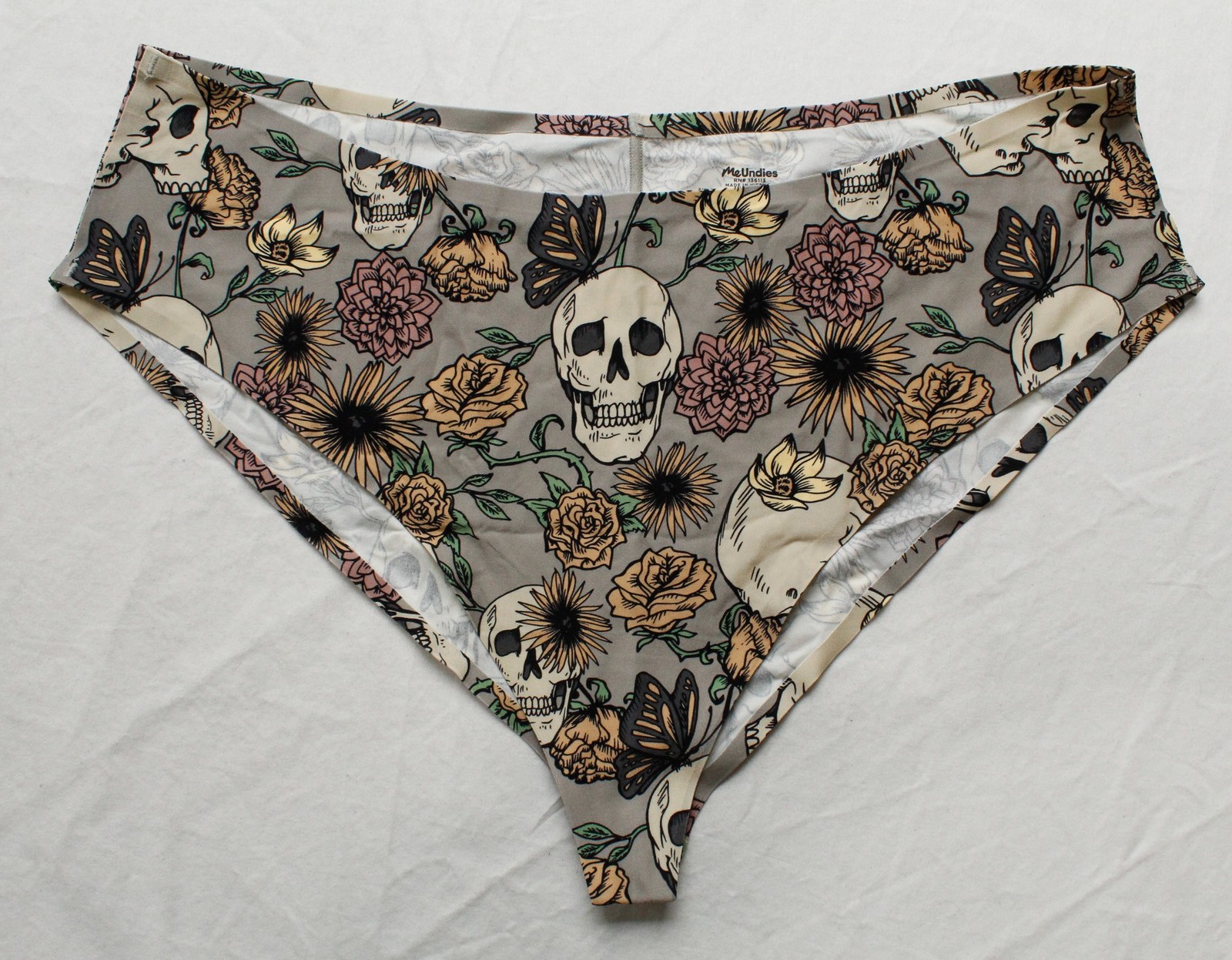MeUndies Women’s Dream Seamless Tanga Panty NN7 Dead Flowers 2.0 Small NWT
