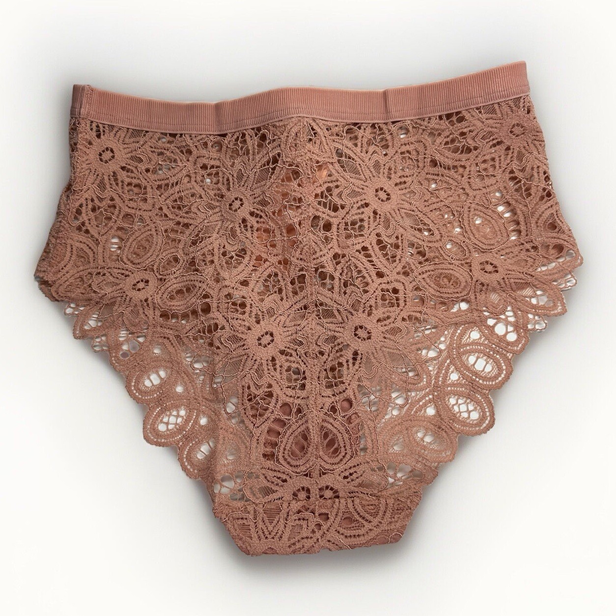 New NWT Thirdlove Panty S Cameo Allover Lace Mid Rise Full Coverage High Waist