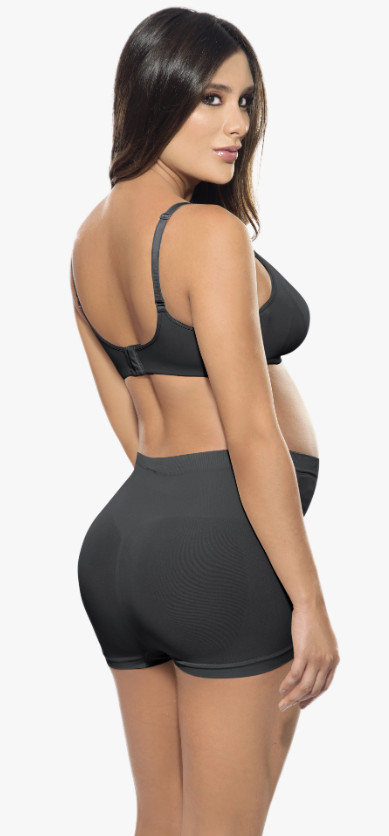 Annette Women’s Soft & Seamless Maternity Boy Short S-401- Size L Black NEW