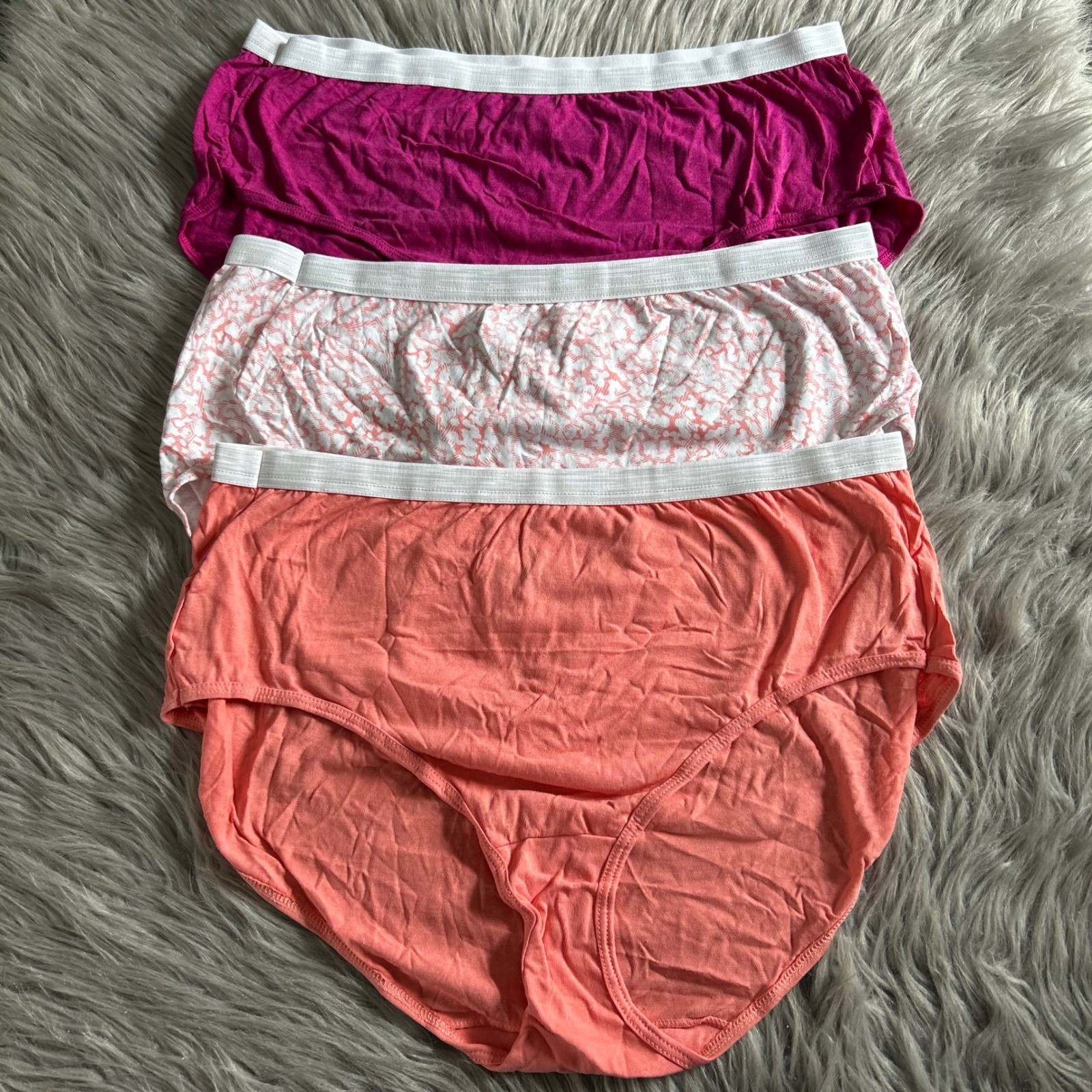Just My Size Underwear Womens Size 11 Panties Bundle Lot Panty