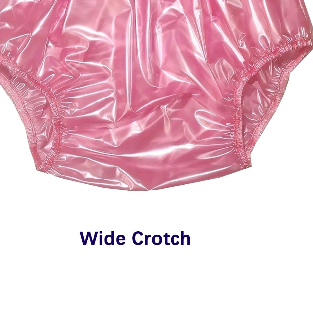 Pink Plastic Pants Adult DIAPER NAPPY Incontinence Waterproof Underwear