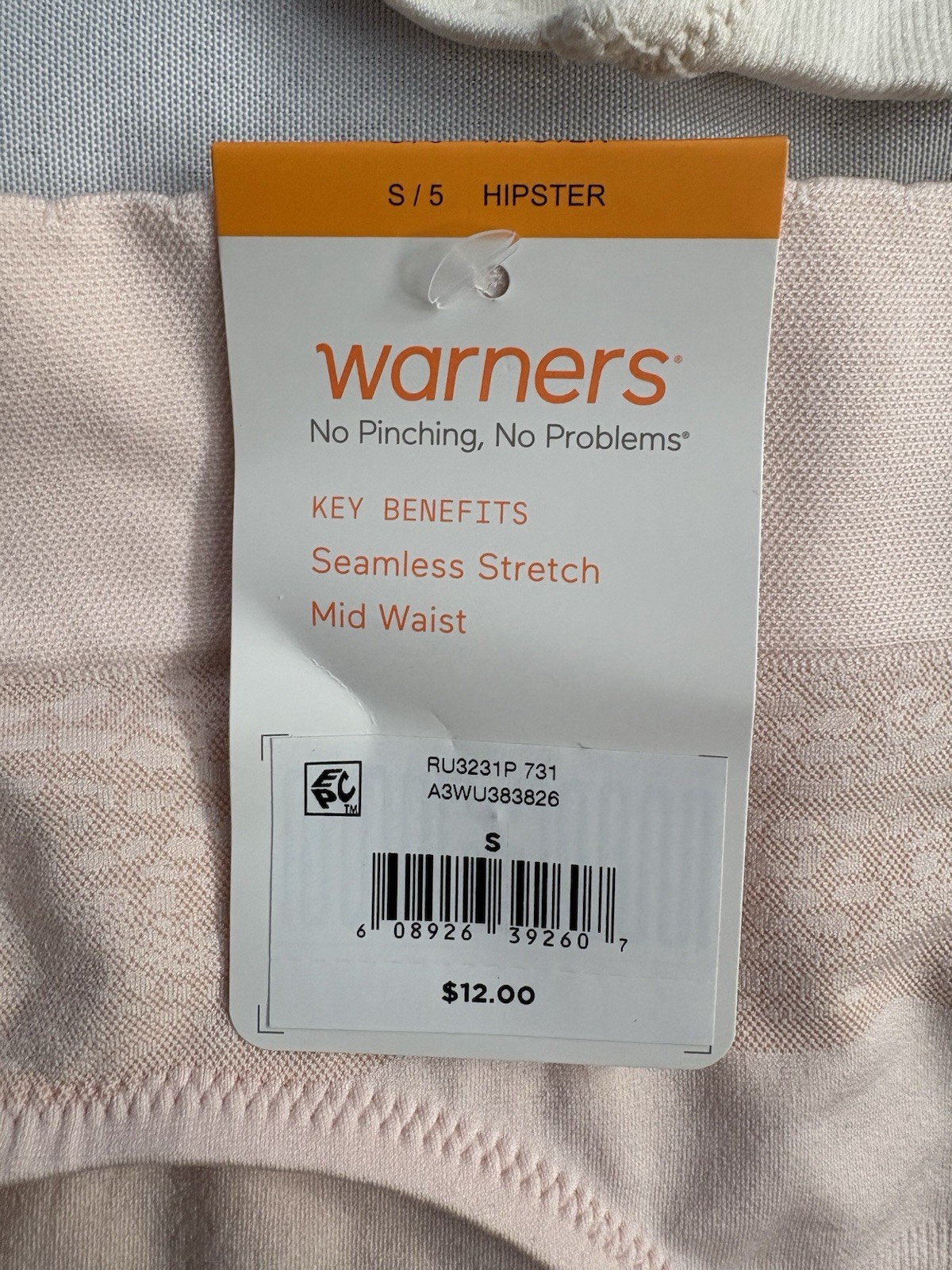 NEW Warners Panty No Pinch No Problems Hipster Panties 2 Pair Women Size Small 5