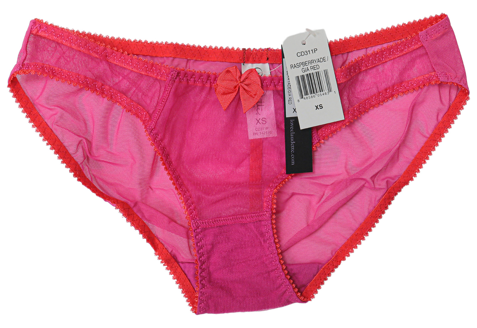 Claudette Dessous Bikini Panty Brief Sexy Lingerie Panties Raspberryade Gia Red