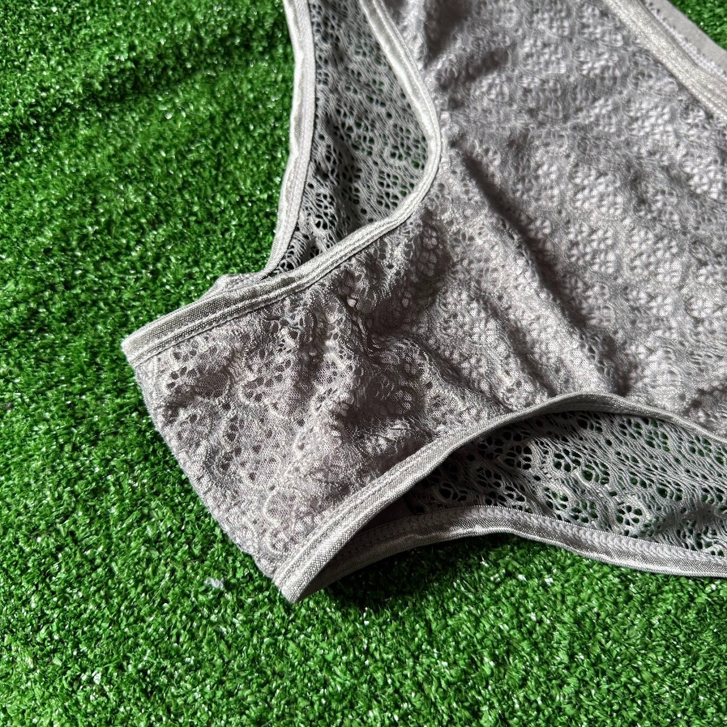 True by Rue21 All over Lace Gray Boyleg Underwear Panty Plus Size 22/24 NEW