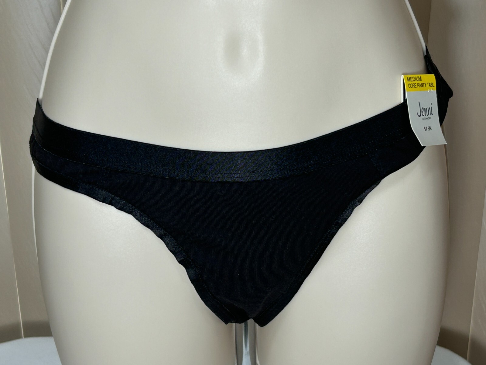 Jenni Thong Underwear M Low Rise Panty Black 1 Pair 1100110137 Womens