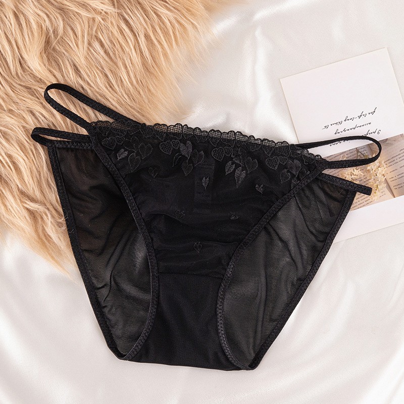 4 Pack Lot Sexy Womens Sheer See Through Panties Brief Underwear Lingerie French