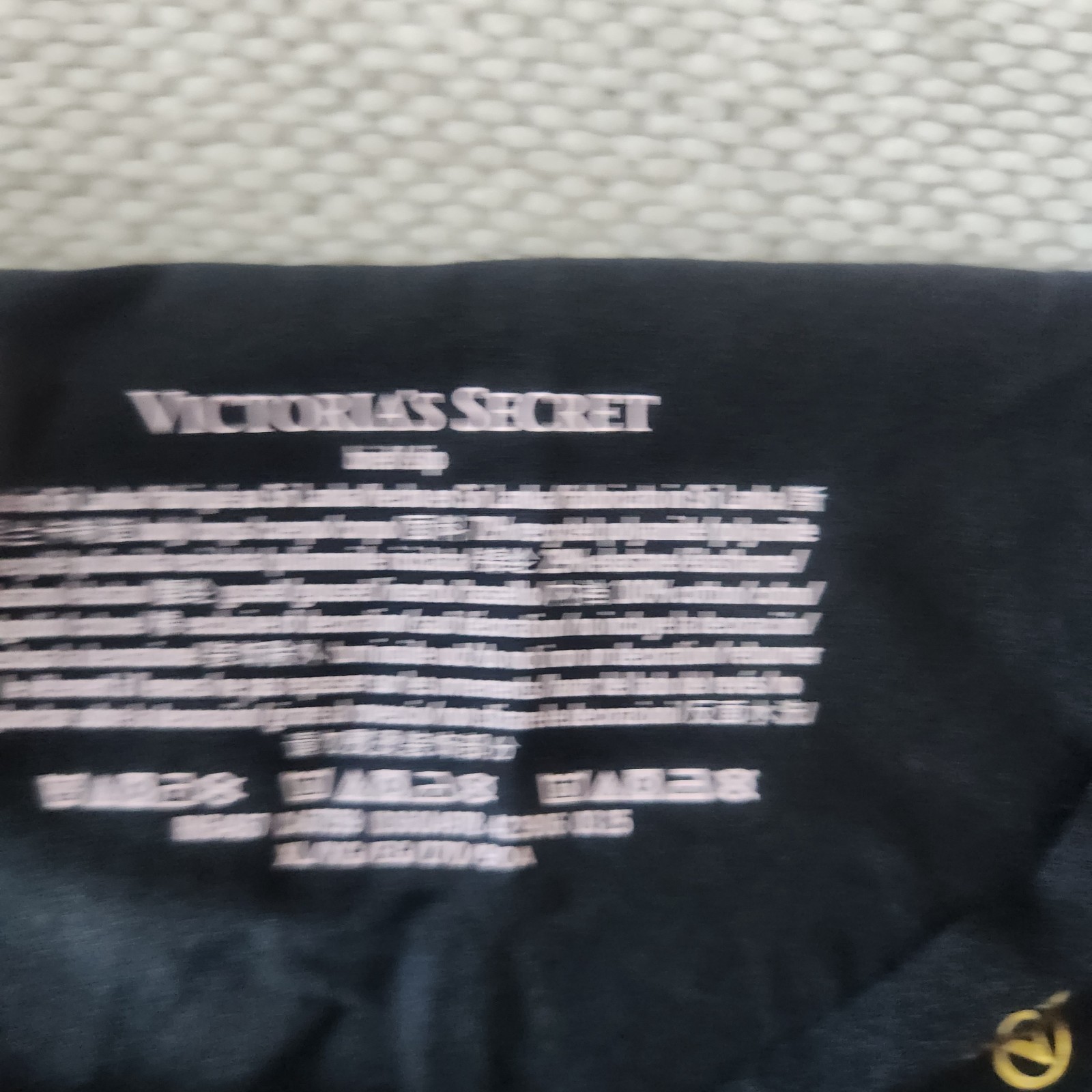 Victoria’s Secret XL Black No Show Smooth Modern Brief Panty NWT