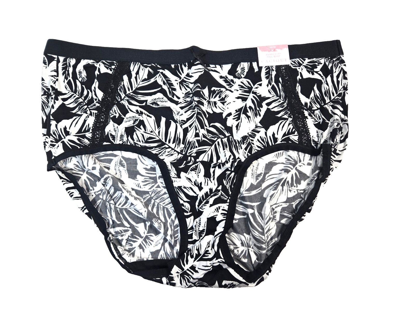 Women Panty Cacique New With Tags Nylon Blend Extra Soft Brief 14/16