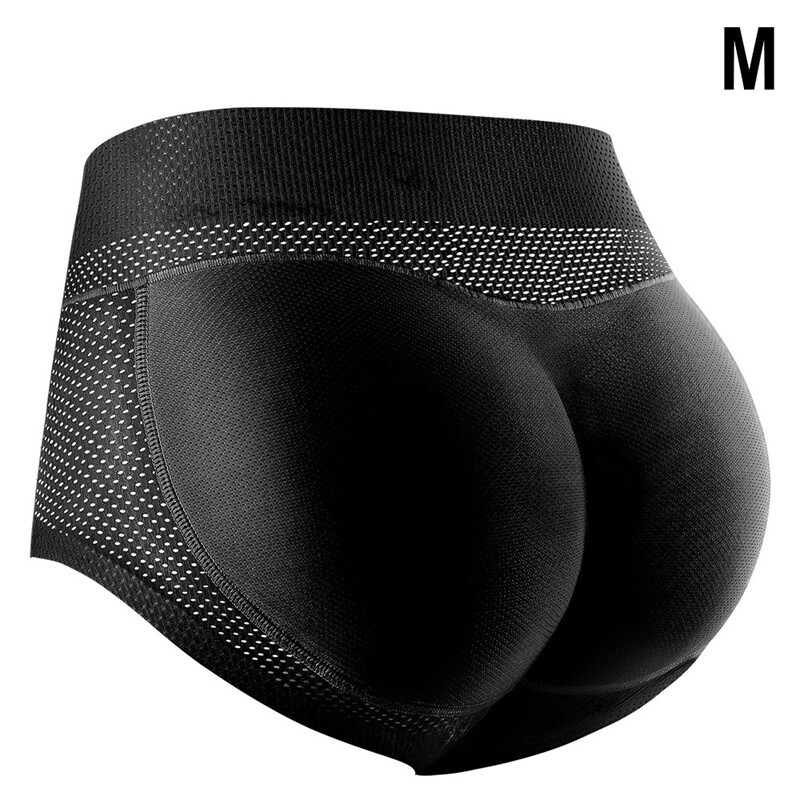 Womens Padded Push Up Panties Shaper Fake Buttocks Seamless Hip Enhancer Briefs