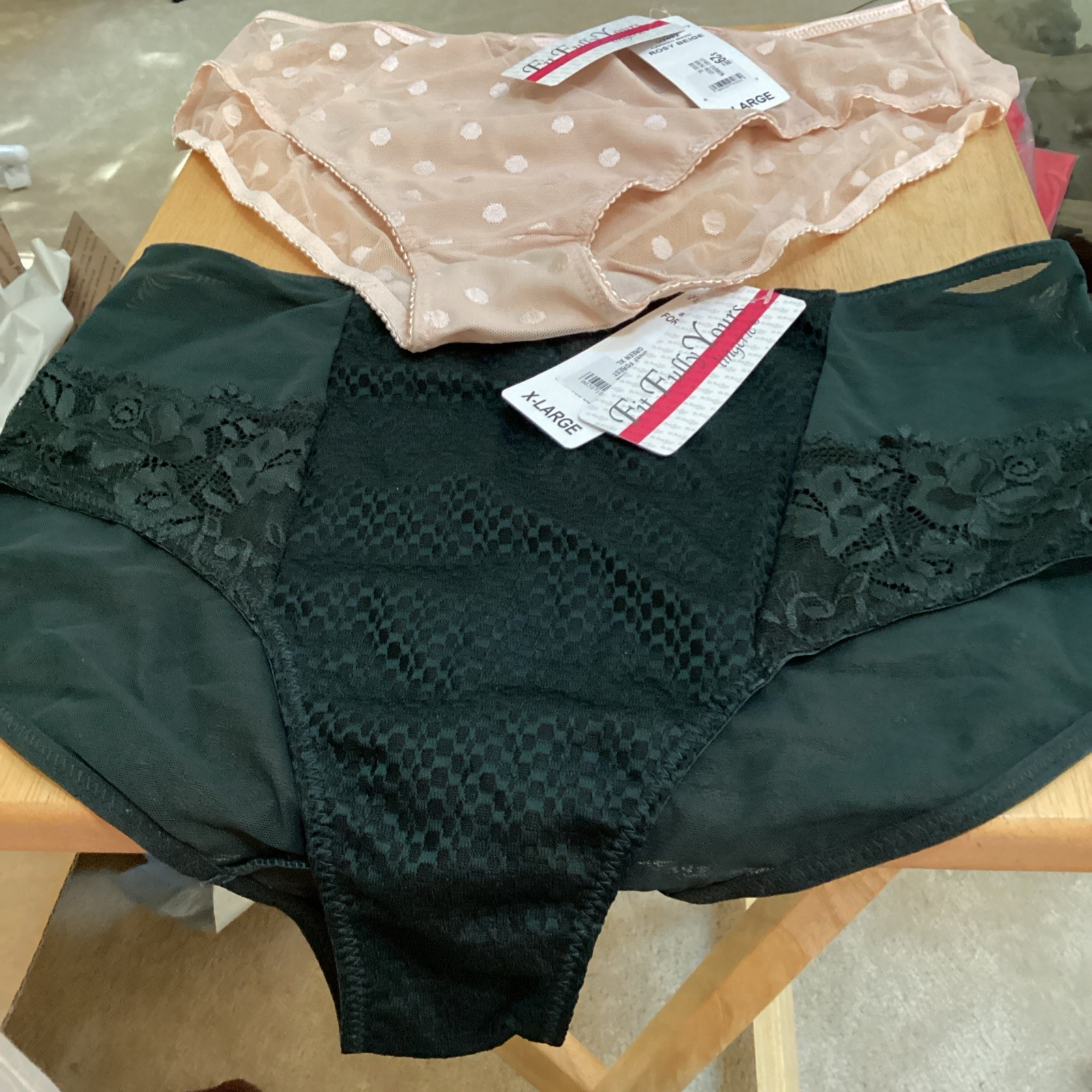 Fit Fully Yours Forest Green & Rosy Beige XL panties