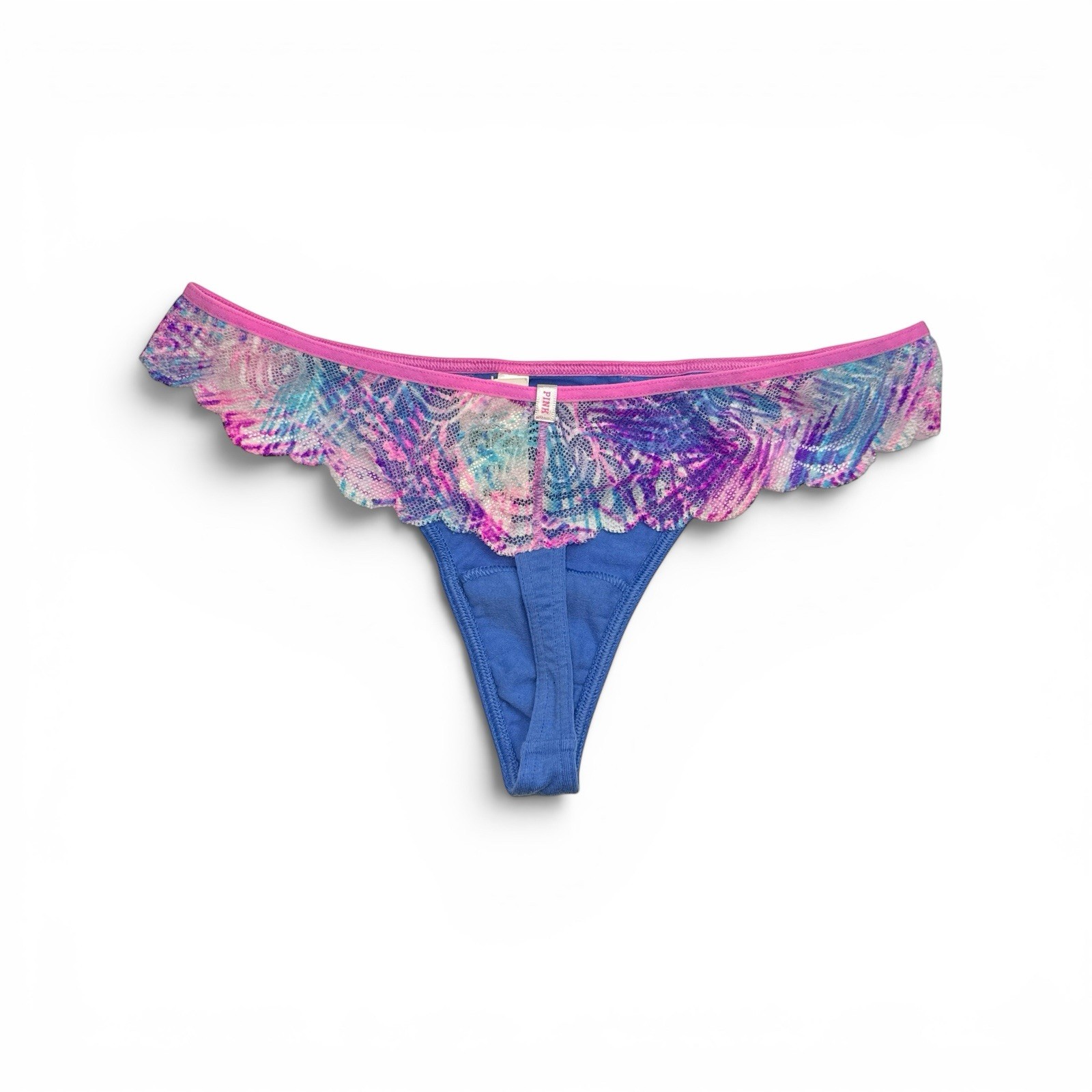 Y2K Victoria’s Secret PINK Life Medium Lace Back Extra Low Rise Thong Panties