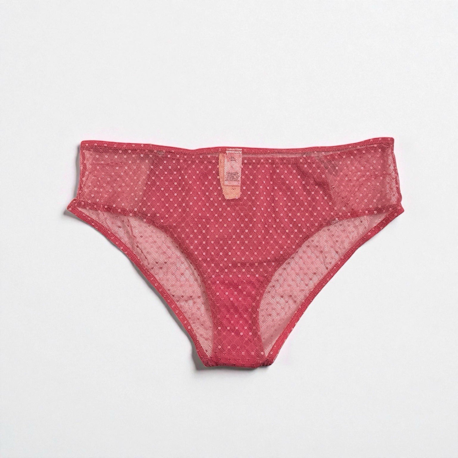 Victoria’s Secret Angels Panties Hip Hugger Roses Polka Dot Sheer Bows Xmas VTG