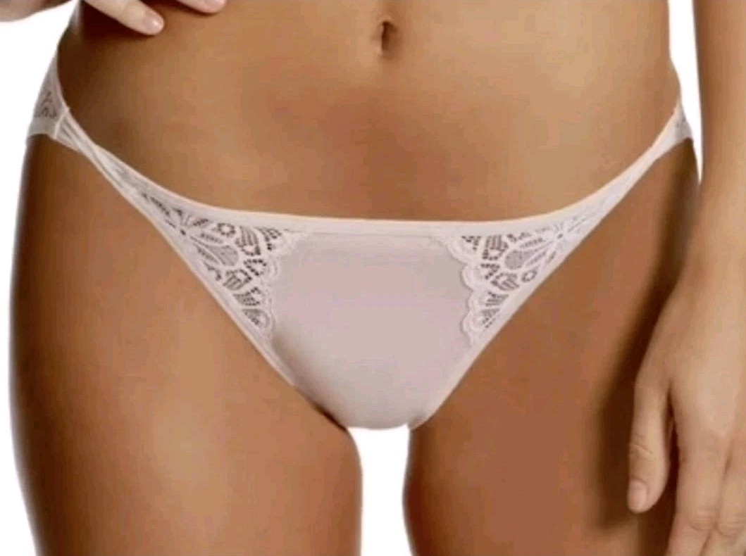 Maidenform XL/8 Lot Bundle Of 2 Silky Lace String Bikini Panties Underwear Nwt
