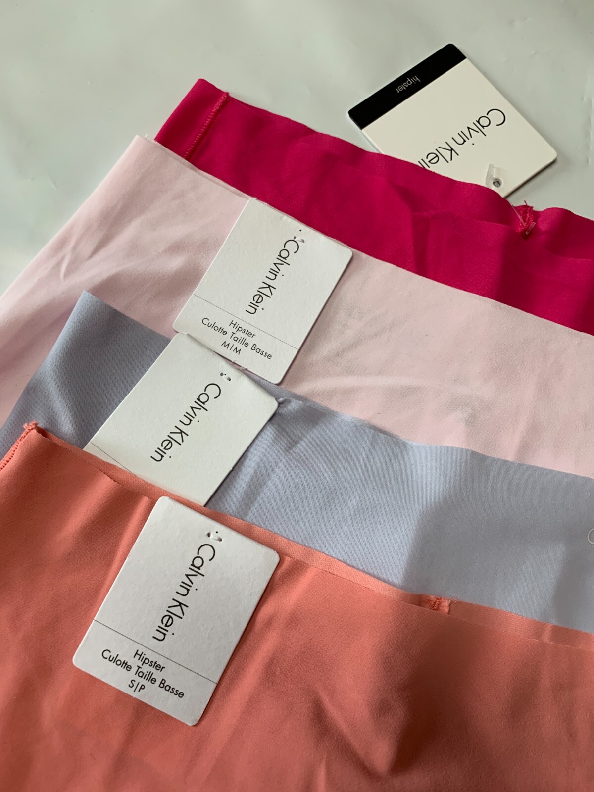 Calvin Klein Invisibles Hipster D3429 S, M, MSRP $12 – $15 NWT