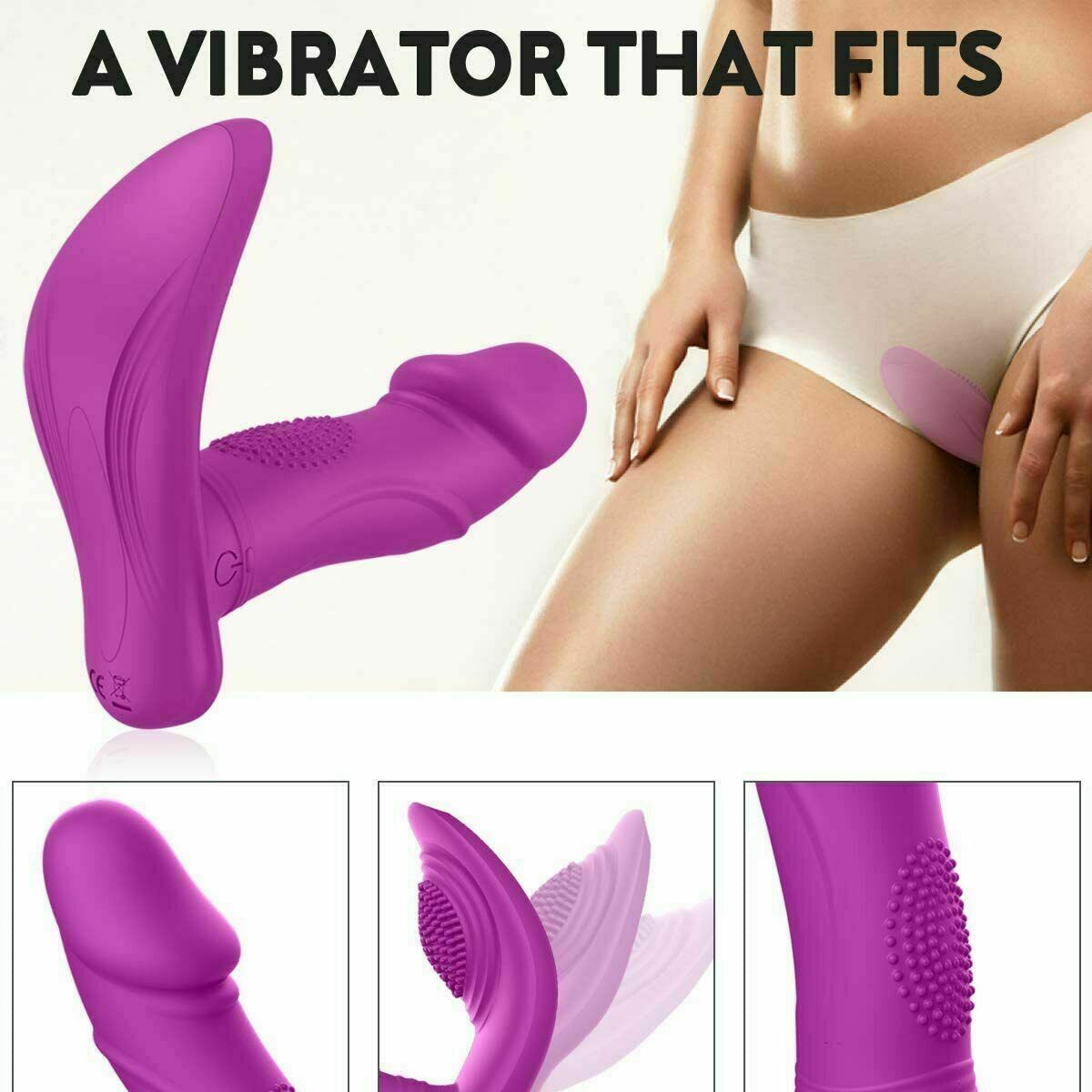 Panty Wiggling Vibrating Panties Wearable Massager Remote Control Toy for Women