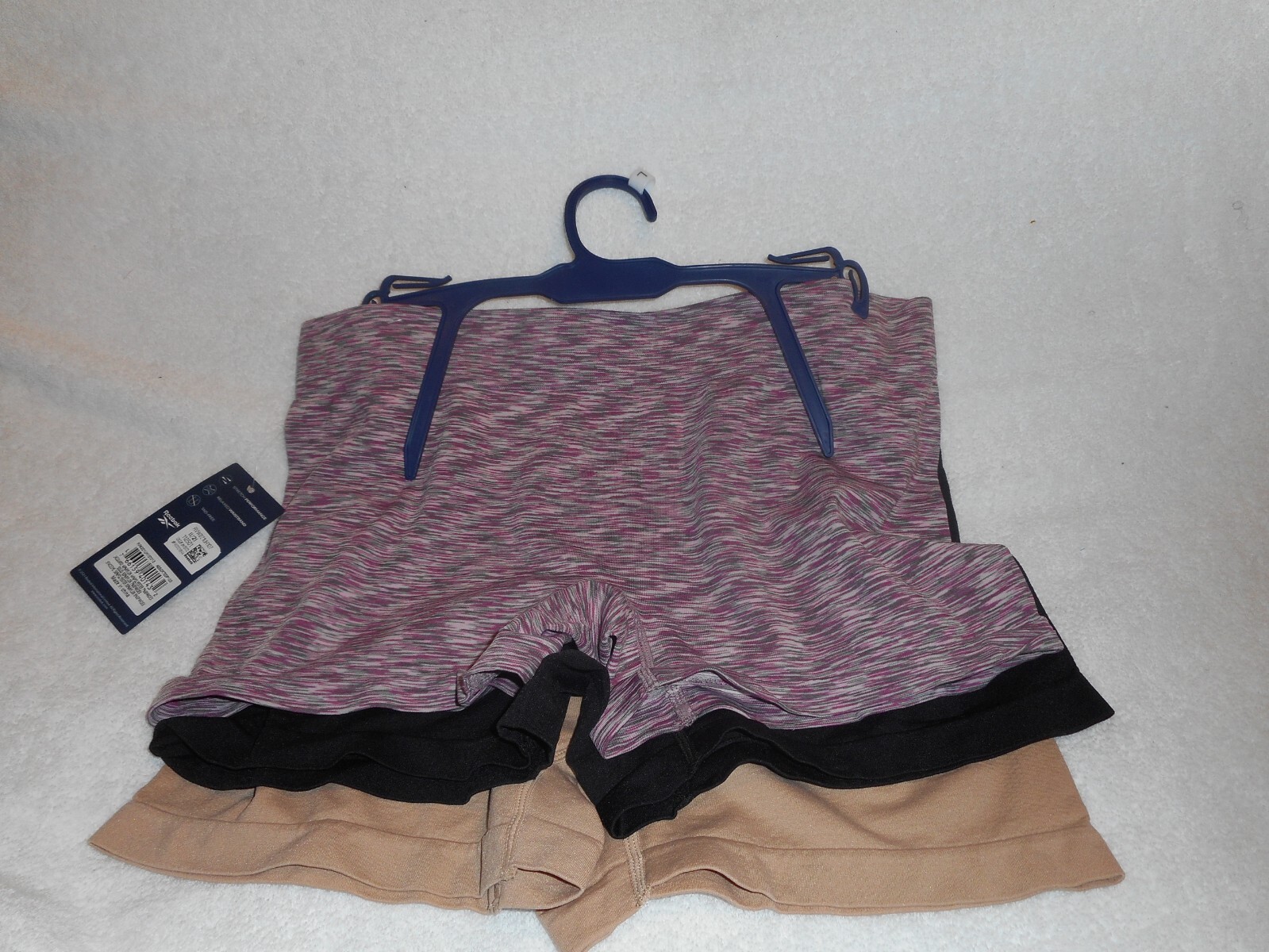 4 PK Reebok Ladies Seamless Boyshorts Panty S,M,L