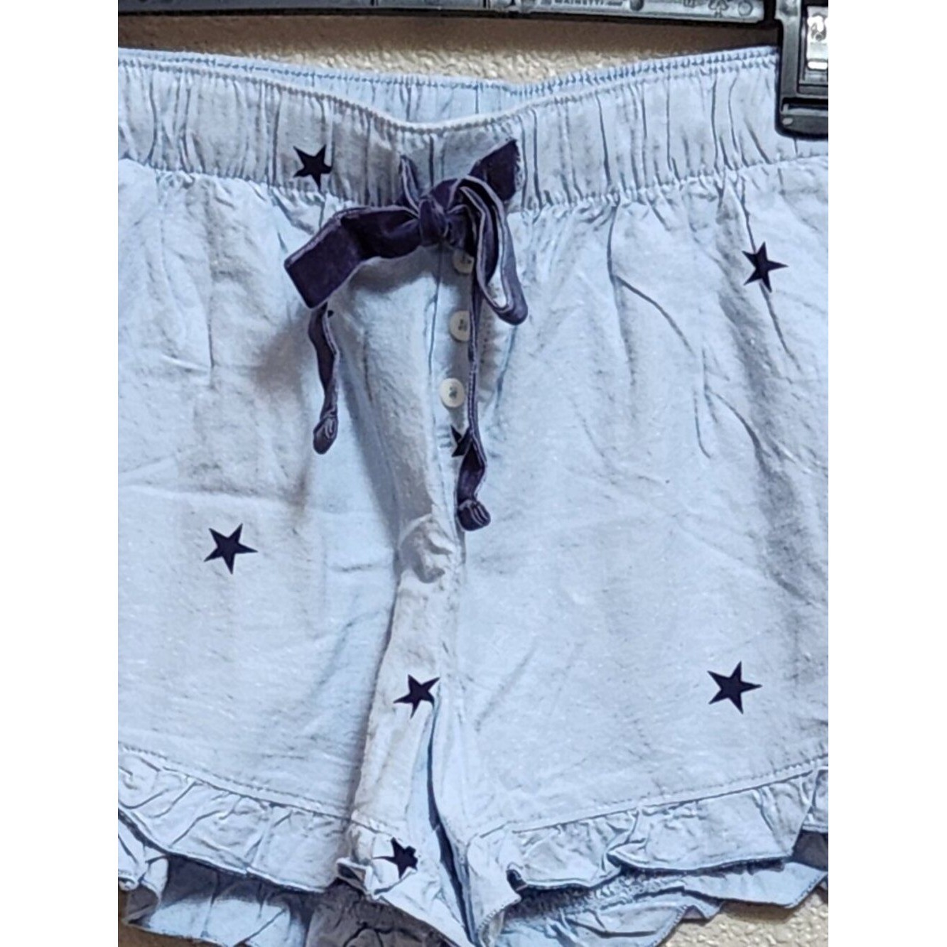 AERIE Pajama Sleep Shorts Blue Star – Medium – NEW NWT