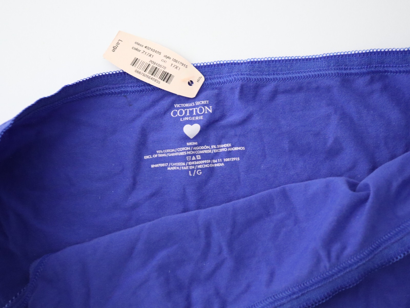 3 NEW Victoria’s Secret VTG Picot 95% Cotton Thin-Signature Brief Panties LARGE