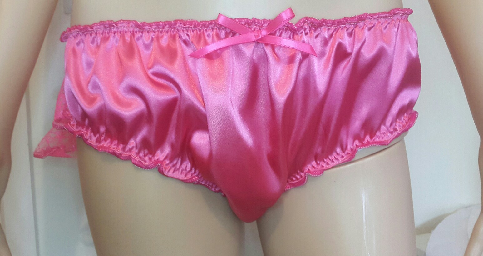 🌸MADE TO ORDER “SATIN Lace Ruffle Butt SISSY Knickers any colour, any size🌸