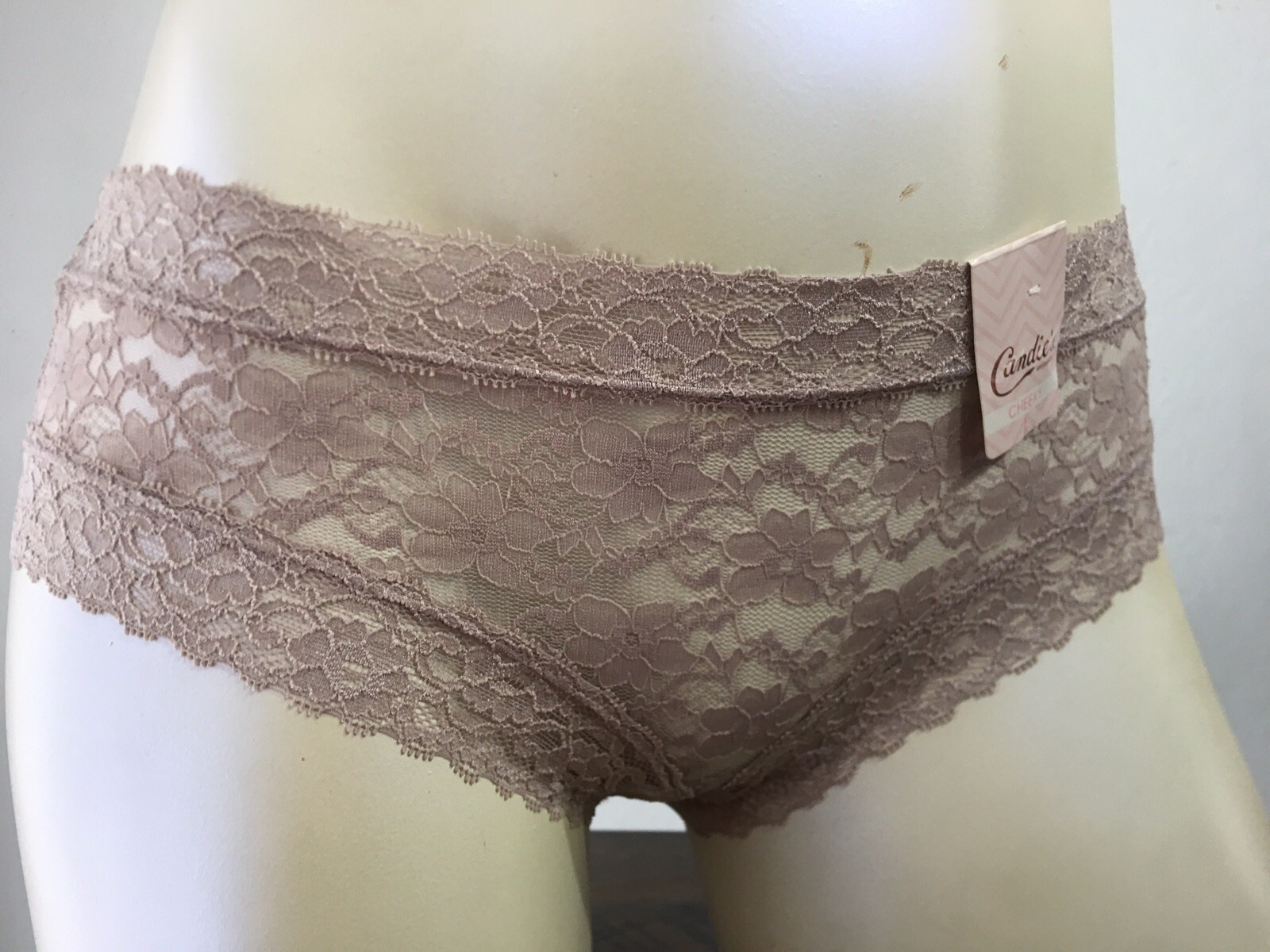 Candies Intimates Lace Cheeky 2CP162 Panty Sphinx Sz.L