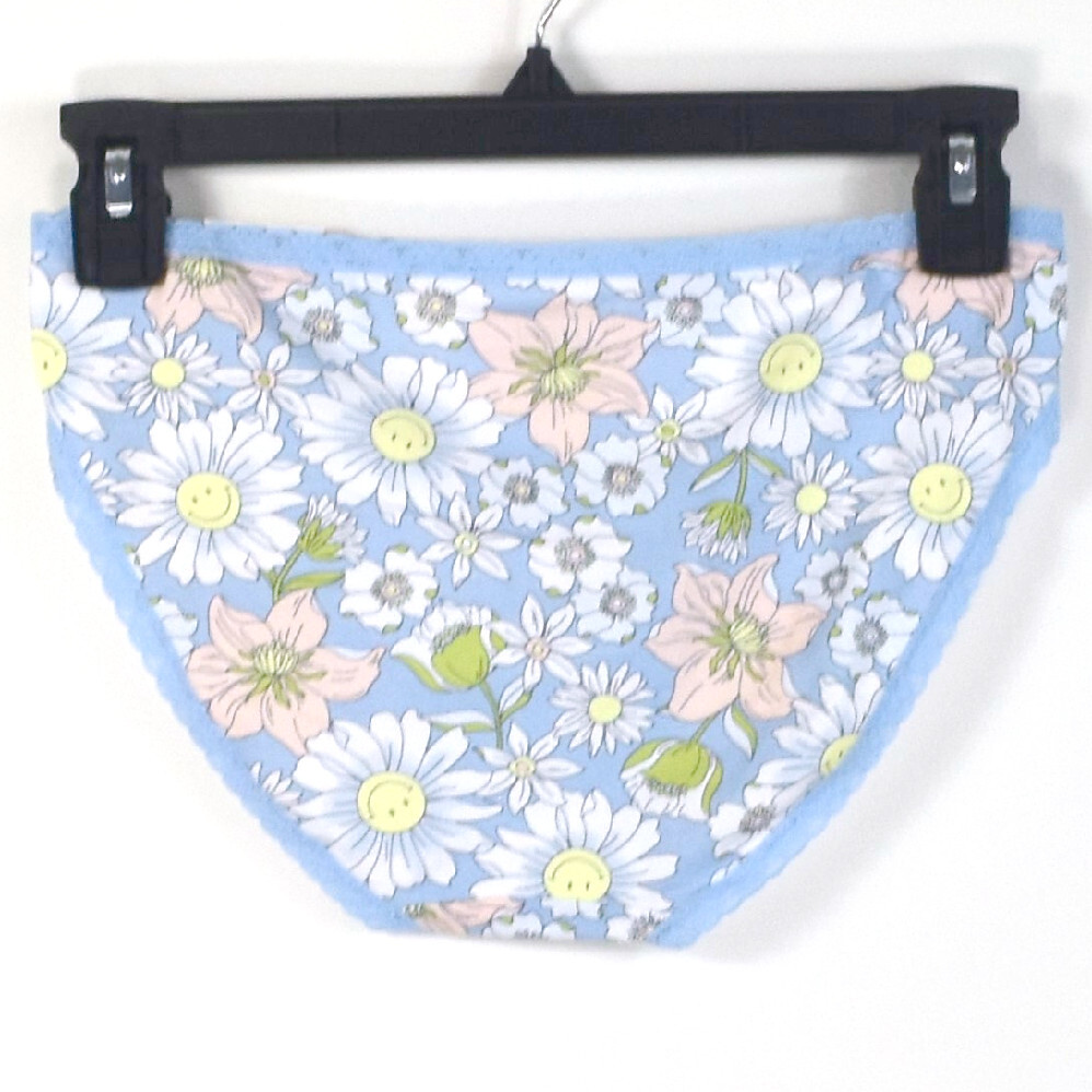 Jenni Cotton Blend Lace Trim Print Bikini Choose Size & Color New Panty