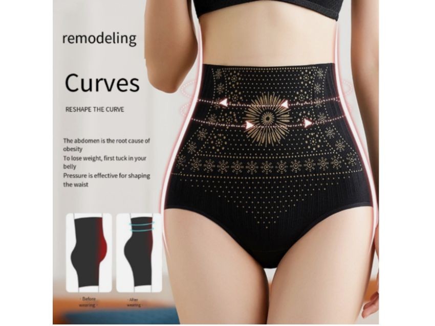 3pcs of Lot Soft Stretchy Women’s High Waist Tummy Control Briefs Round Wear