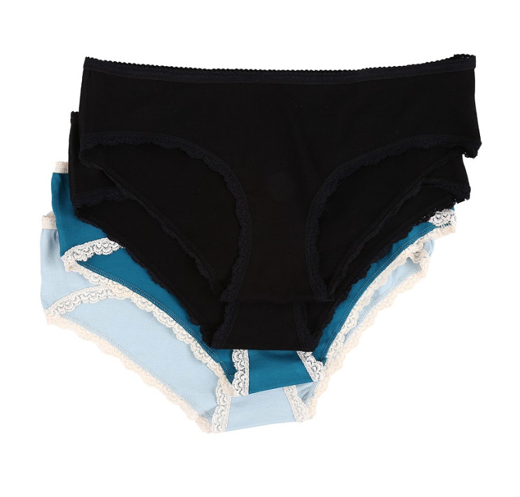 PACT Black Pack Of 2 Organic Cotton Hipster Bottom L74628 Women’s Size XS