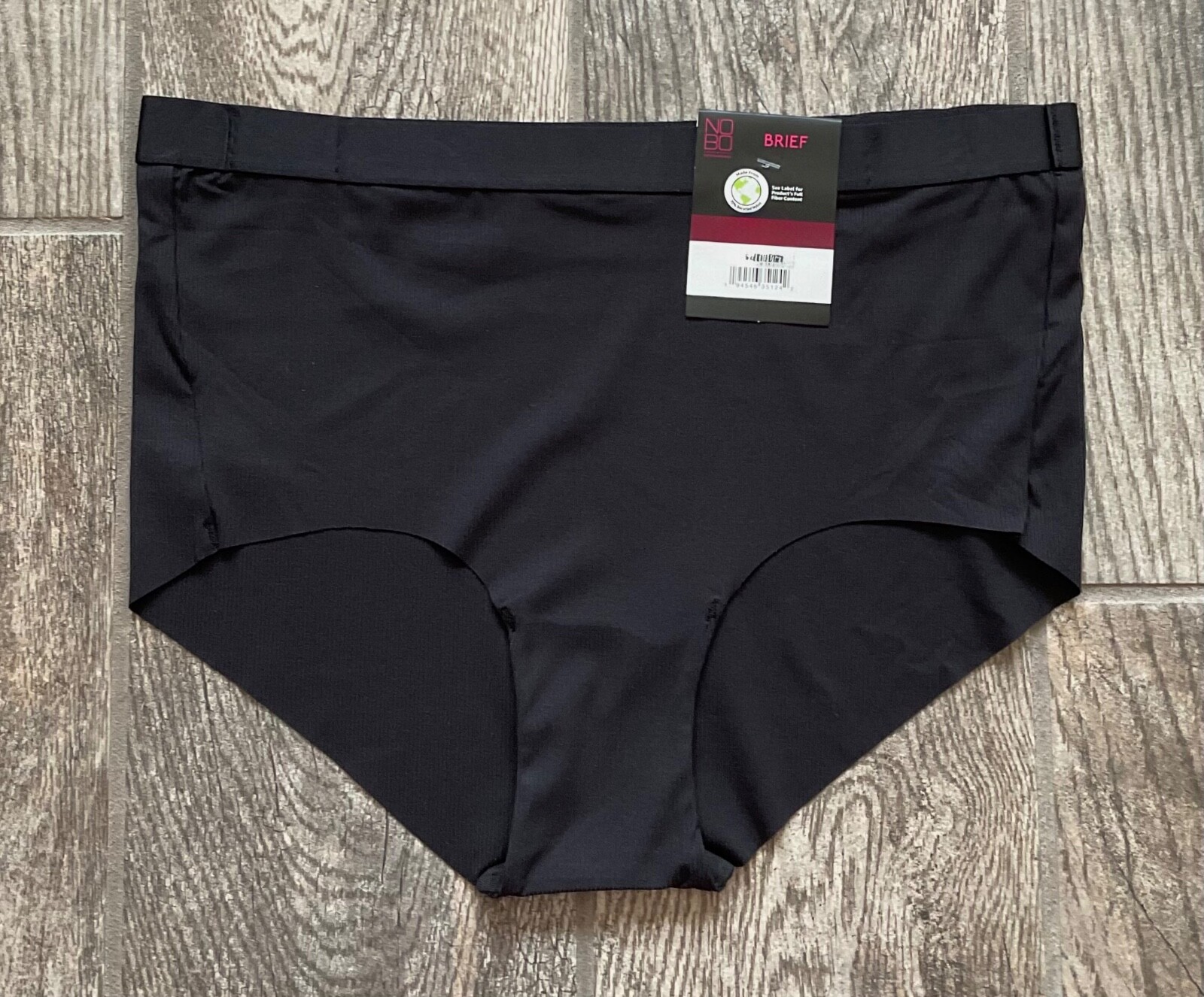 NWT Nobo, No Boundaries Micro Rib Free Cut Brief Panties You Pick Size and Color