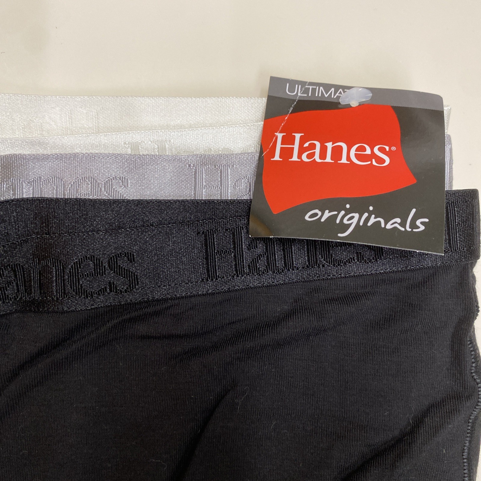 Hanes Ultimate Originals 5pc HIPSTER Panties cool viscose Stretch Soft L❗️No Tag