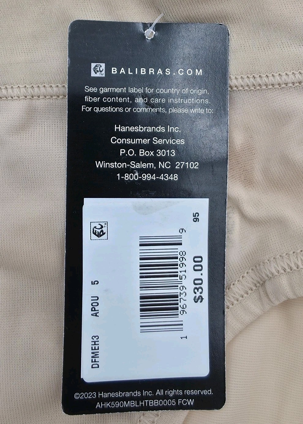 Bali Smoothing Hi-Cut Panties Womens Small 5 3-Pair Beige Nude White VPL DFMEH3