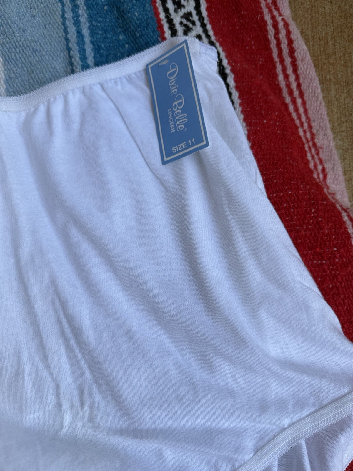 dixie belle panties Size 11 White Cotton Style 410 New With Tags Set Of 3