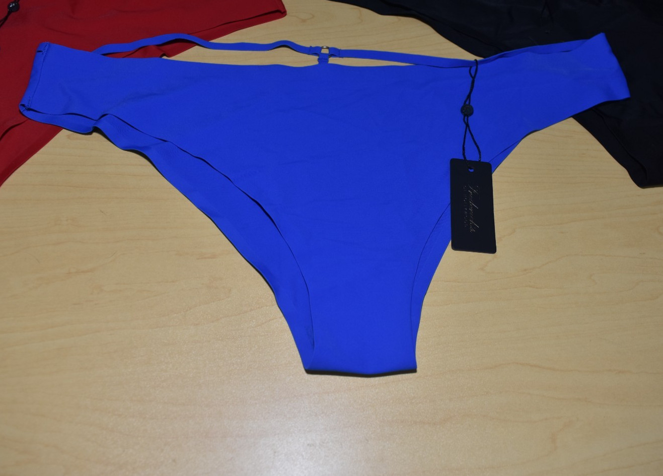 7 NWT Frederick’s Hollywood No Show Cheeky Bikini Panties Blue Red Black 3XL 3x