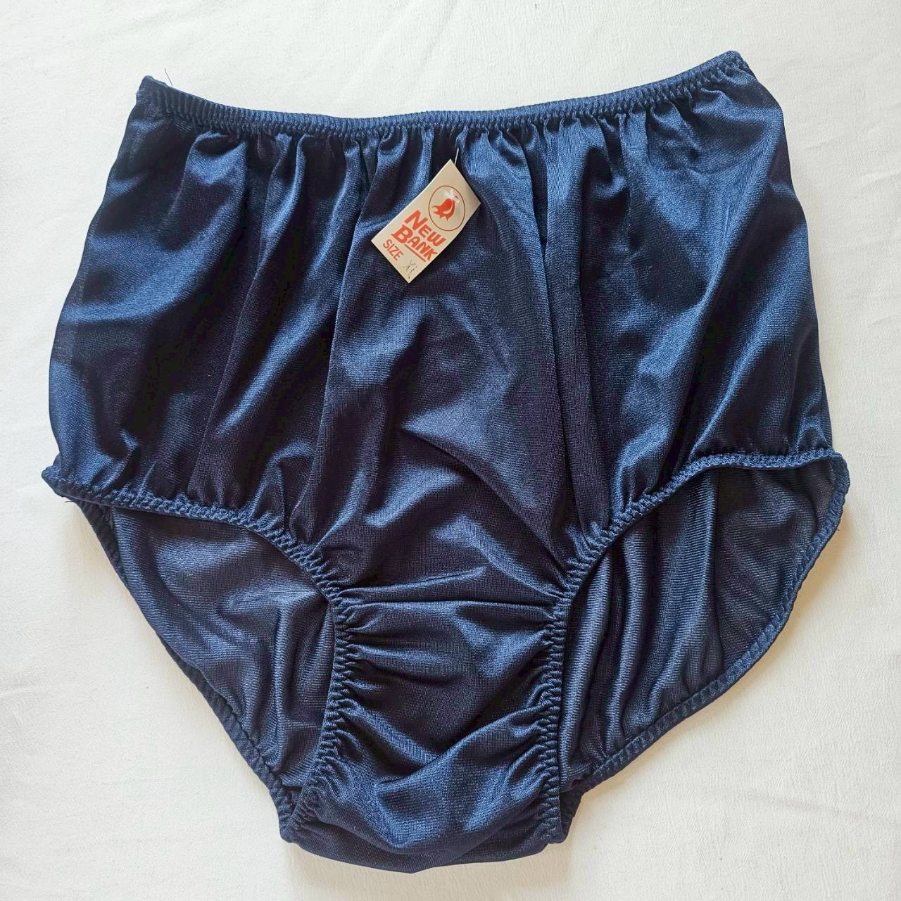 6pcs Nylon Underwear Panties Comfort Woman Man Briefs High Waist 36″-42″ XL/Blue