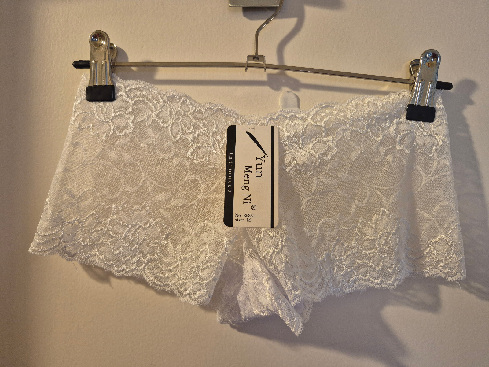 Womens White Brazilian Full Brief Knickers Soft Stretch Lingerie UK Size 6–8