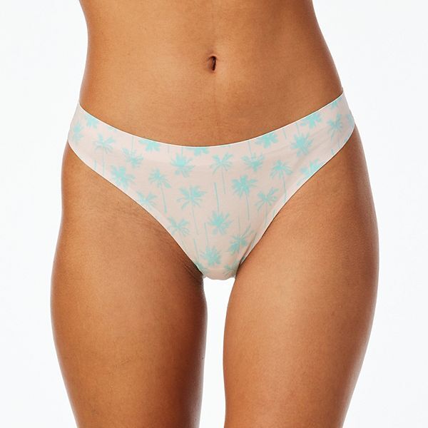 Lot #1 of 4 pc.Juniors’ SO Bonded Cotton Thong Panty SO83-005 Multi Color Sz.M